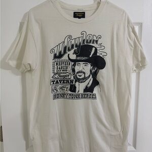 Waylon Jennings Graphic Tee - White